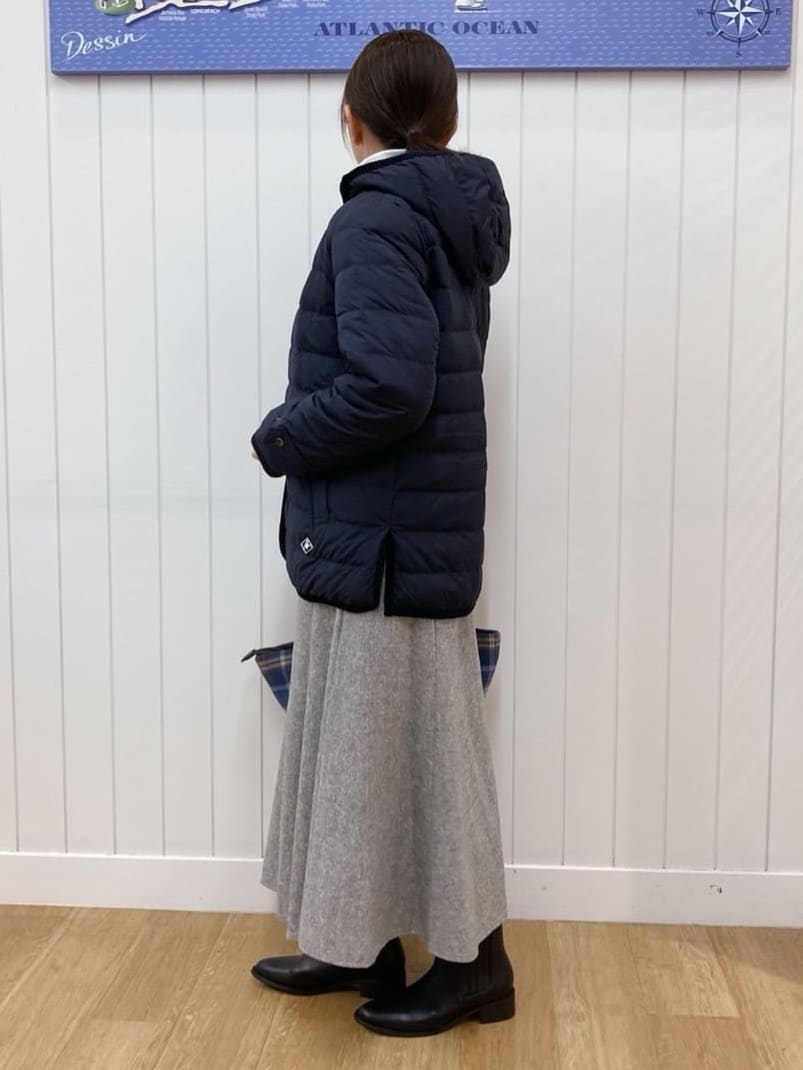 yoshiさんの「Dessin｜【撥水・2WAY】ミュラーダウンコートミドル丈」を使ったコーディネート