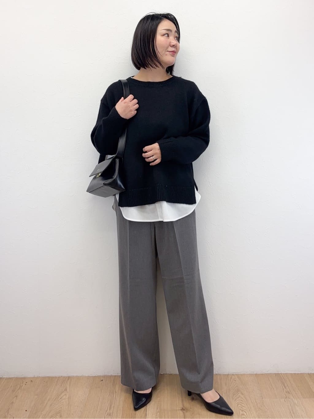Takeさんの「OPAQUE.CLIP｜カシミヤブレンドウールミドルピーコート」を使ったコーディネート
