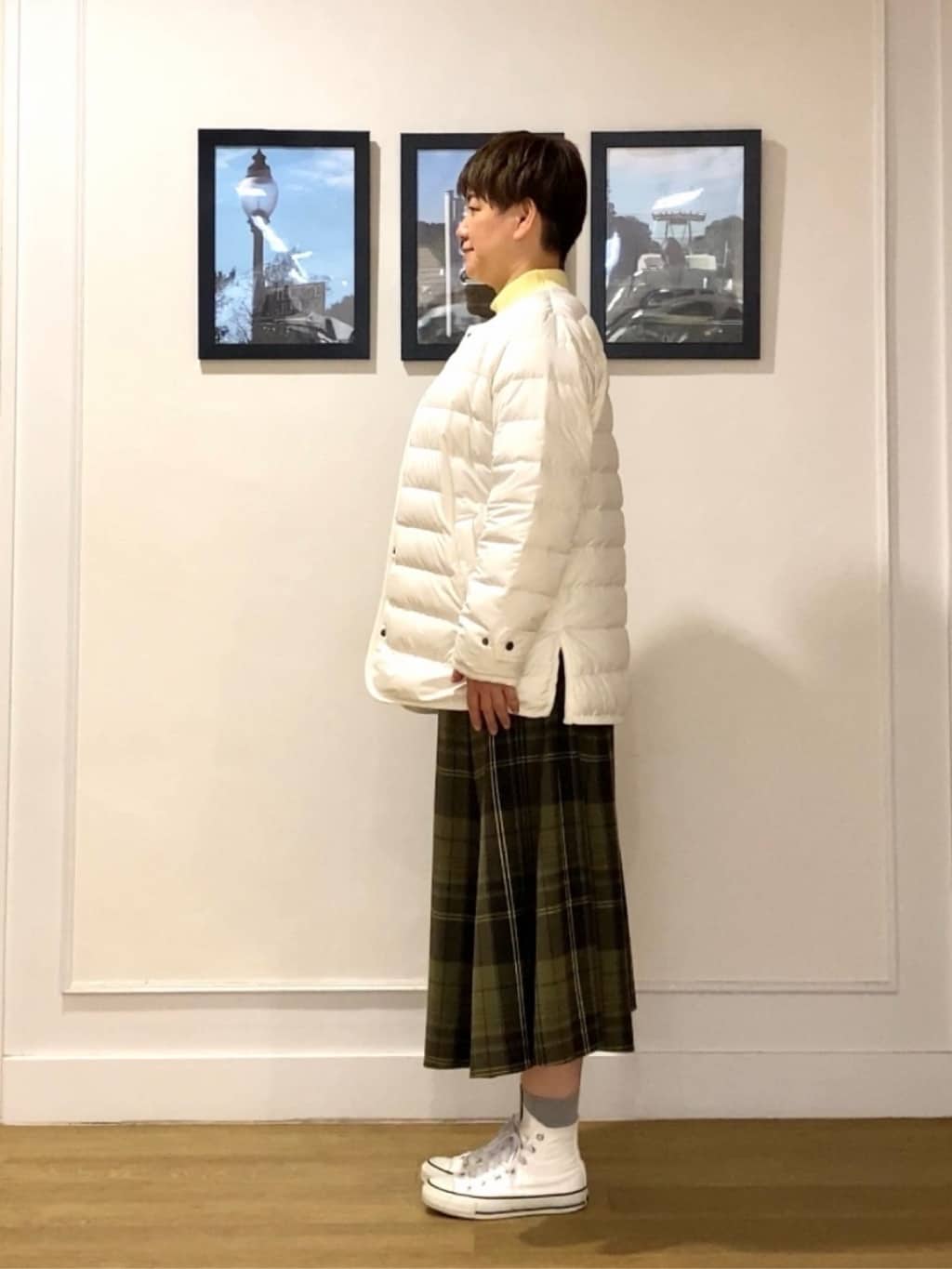 Hiroさんの「Dessin｜【撥水・2WAY】ミュラーダウンコートミドル丈」を使ったコーディネート