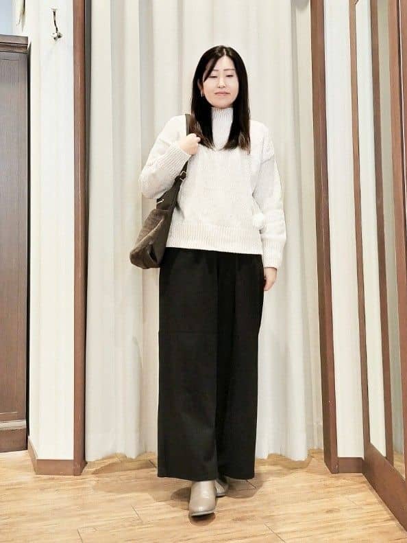 chami さんの「SHOO･LA･RUE｜ストレッチブーツ」を使ったコーディネート