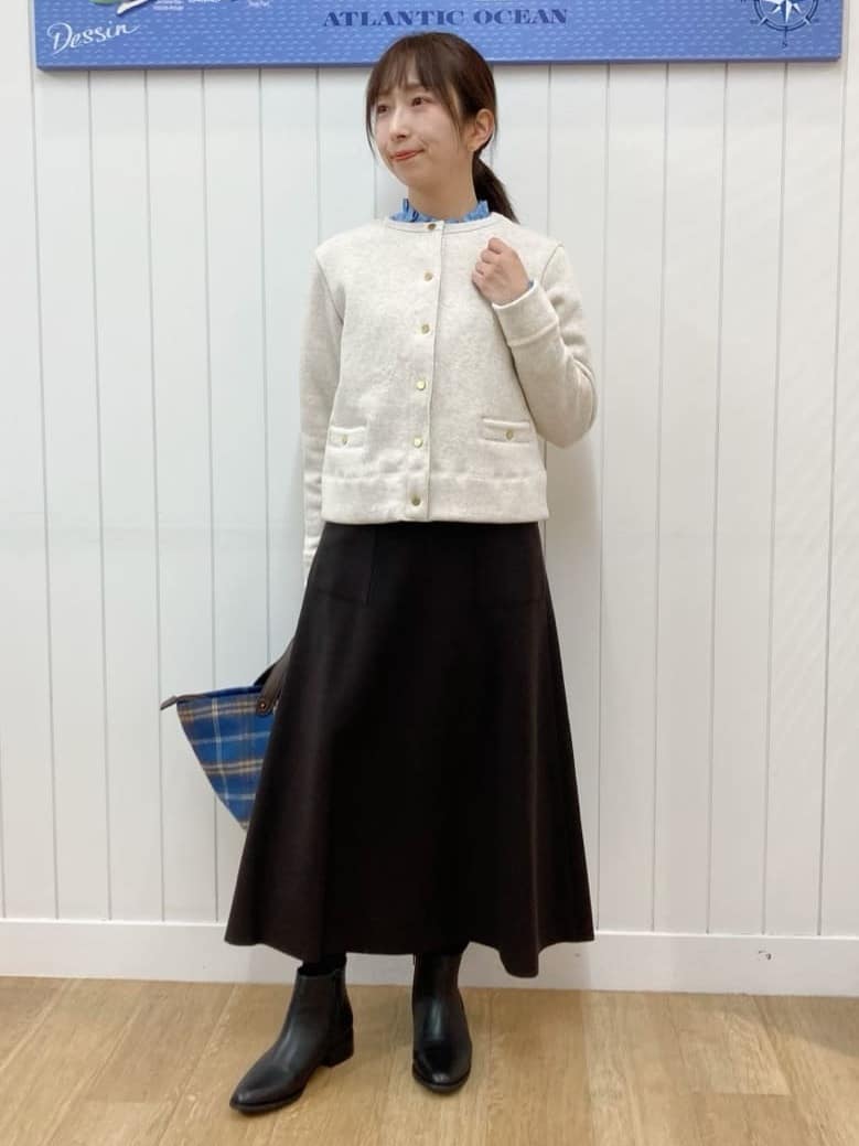 yoshiさんの「Dessin｜【撥水・2WAY】ミュラーダウンコートロング丈」を使ったコーディネート