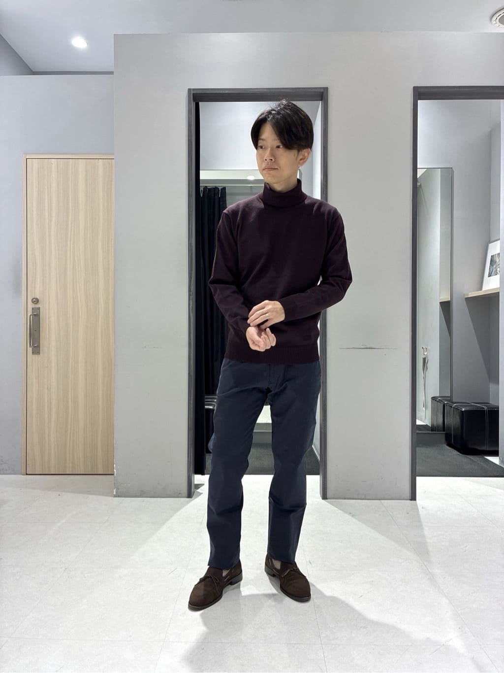 わいずみさんの「TAKEO KIKUCHI｜【360&deg;ストレッチ／セットアップ対応】None Of Stress ジャケット」を使ったコーディネート