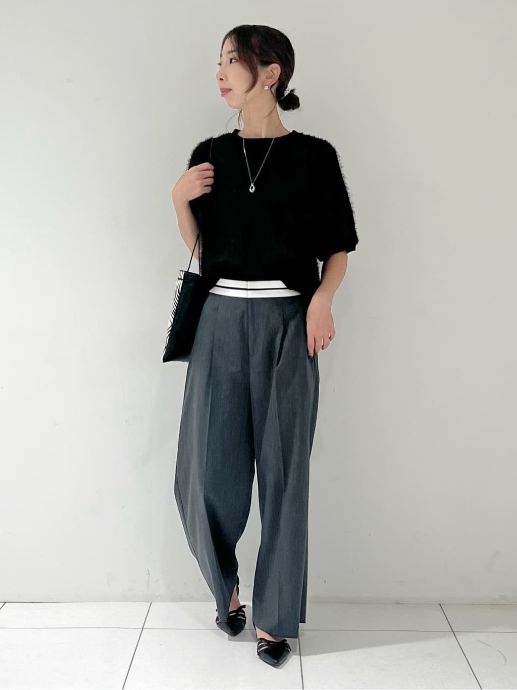shioriさんの「INDIVI｜【軽く羽織れる！】ダブルジャケット」を使ったコーディネート