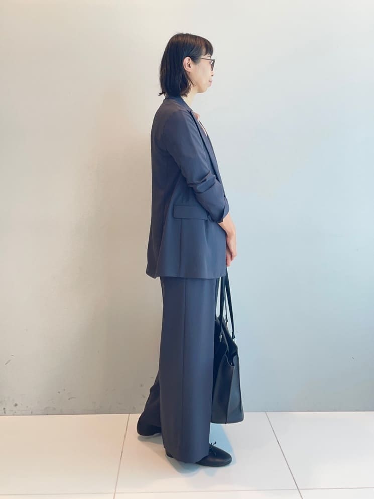 murayamaさんの「INDIVI｜【軽く羽織れる！】ダブルジャケット」を使ったコーディネート
