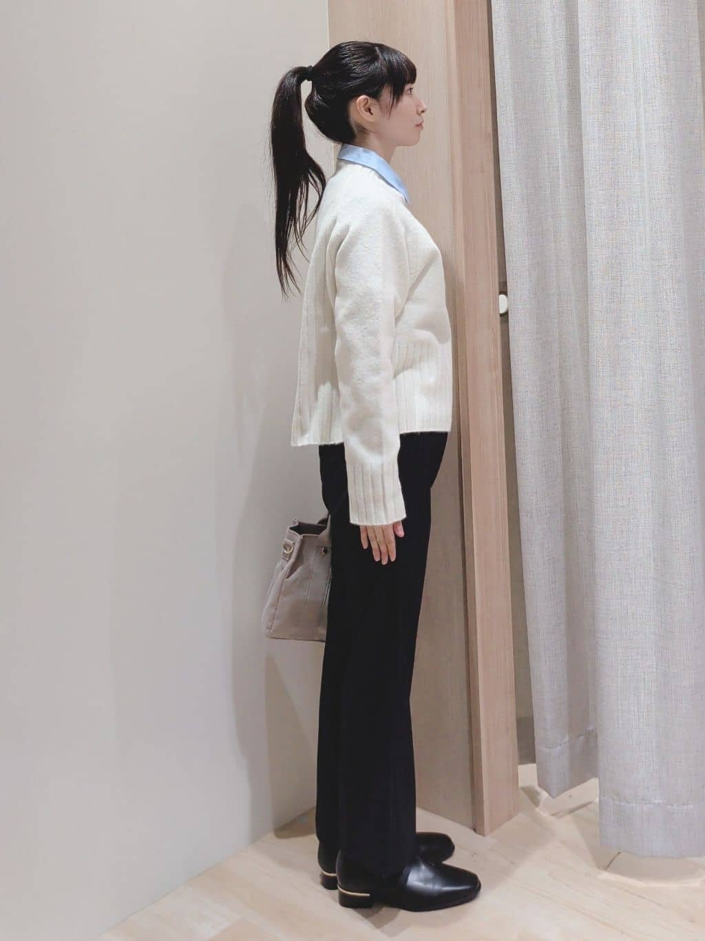 Yuiさんの「grove｜オーガンジーレイヤードシャツ」を使ったコーディネート