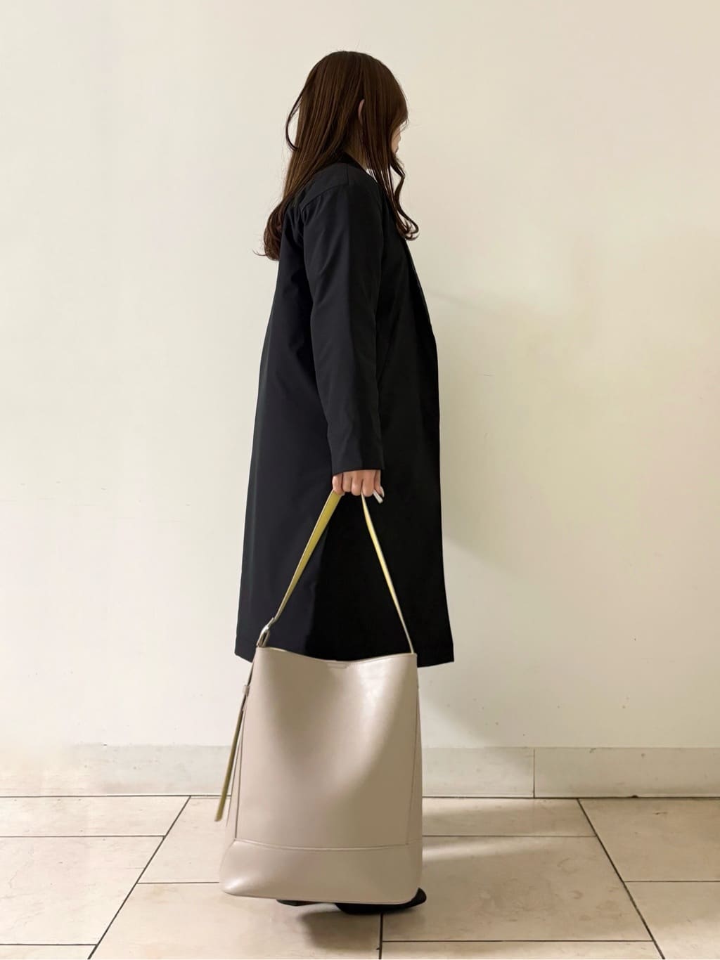 kahoさんの「INDIVI｜【超軽量／蓄熱】ライトパフチェスターコート」を使ったコーディネート