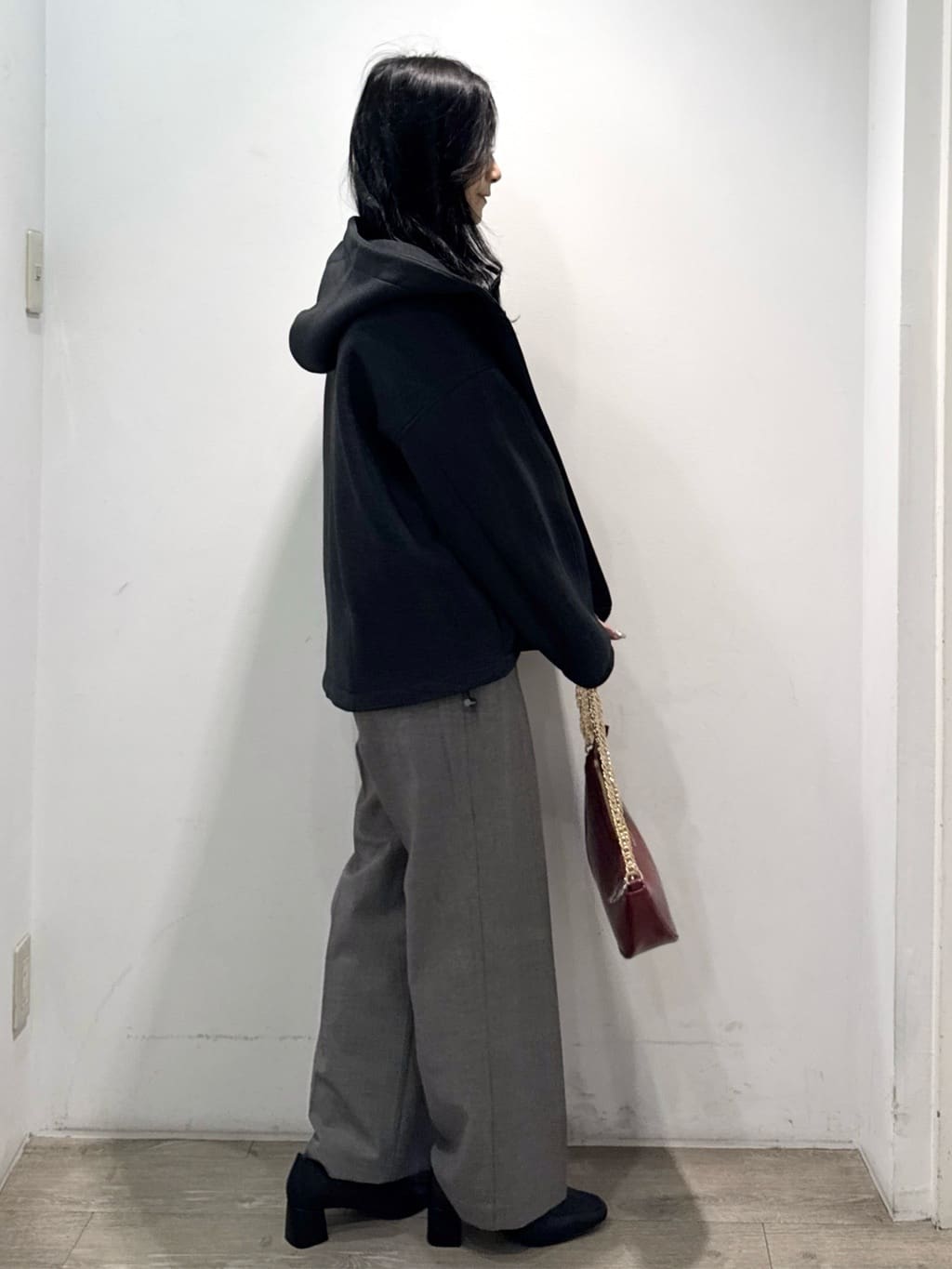 yuicciさんの「OPAQUE.CLIP｜ペプラムニット【洗濯機OK】」を使ったコーディネート