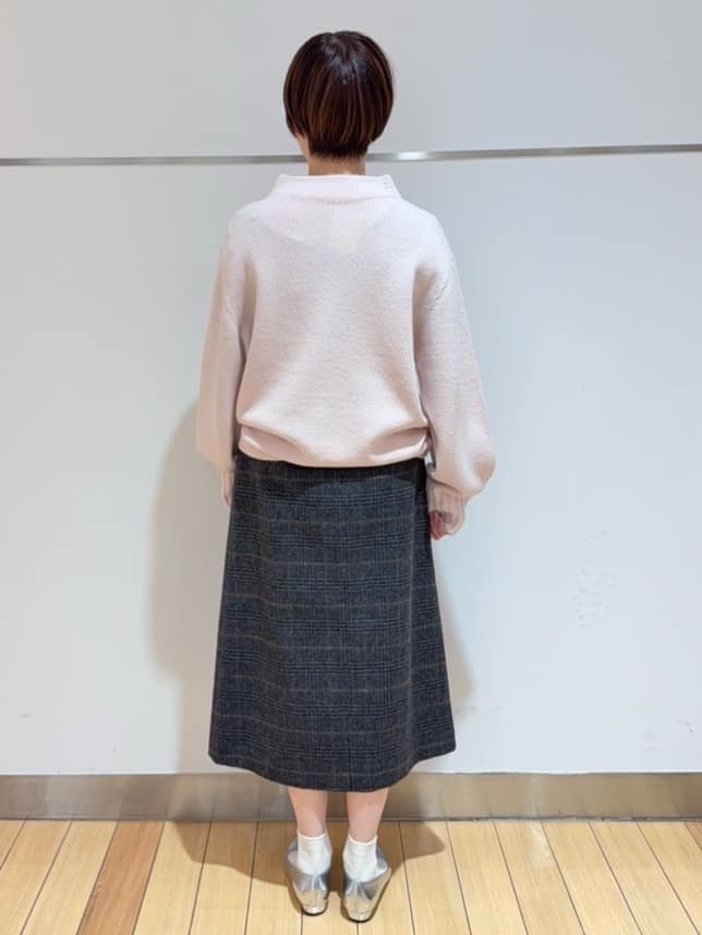 あやさんの「UNTITLED｜【洗える】スポンディッシュ ボトルネックニット」を使ったコーディネート