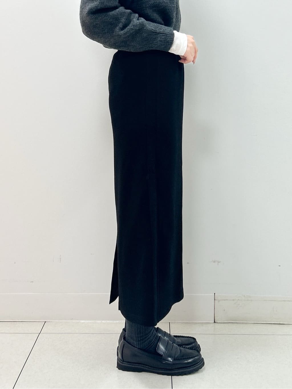 Kaiさんの「Dessin｜【洗える】クルーネックワイドニット」を使ったコーディネート