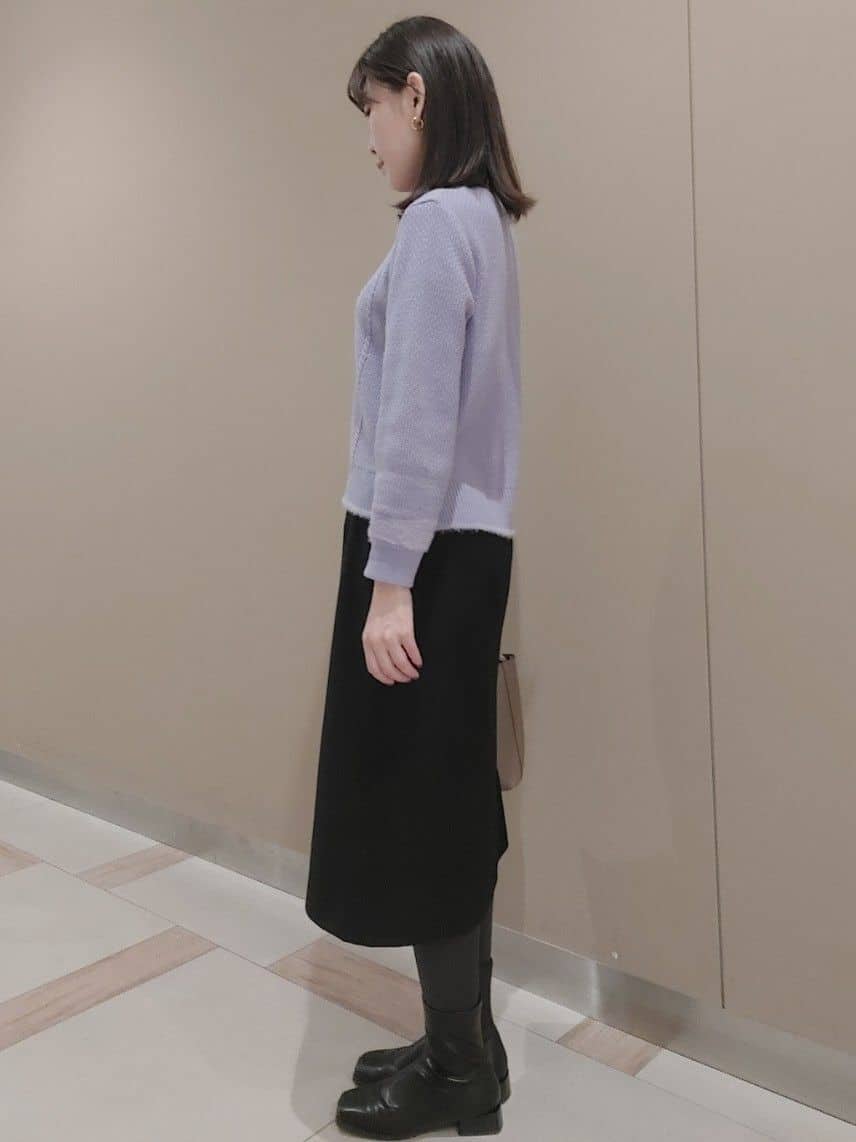 saiさんの「Reflect｜【ほんのりラメ感◎】ケーブル柄ニット」を使ったコーディネート