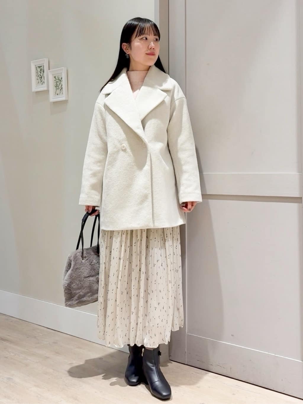 Mayuさんの「grove｜ふんわりまとう、オーバーサイズテーラーコート」を使ったコーディネート