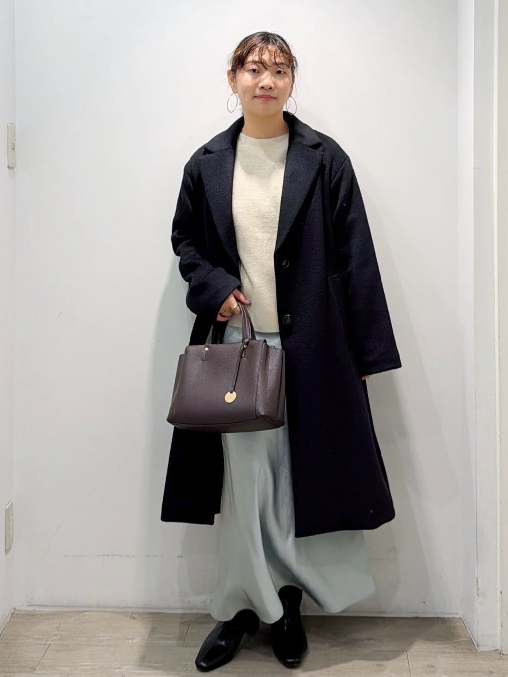 sumicaさんの「OPAQUE.CLIP｜カシミヤブレンドウールチェスターコート」を使ったコーディネート