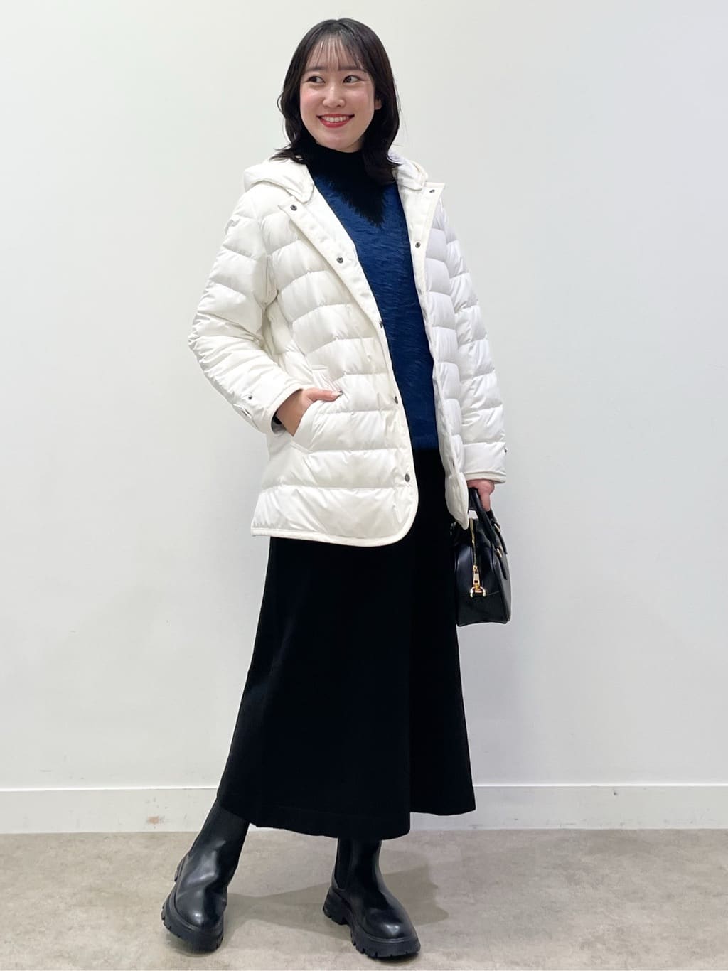 yukariさんの「Dessin｜【撥水・2WAY】ミュラーダウンコートミドル丈」を使ったコーディネート