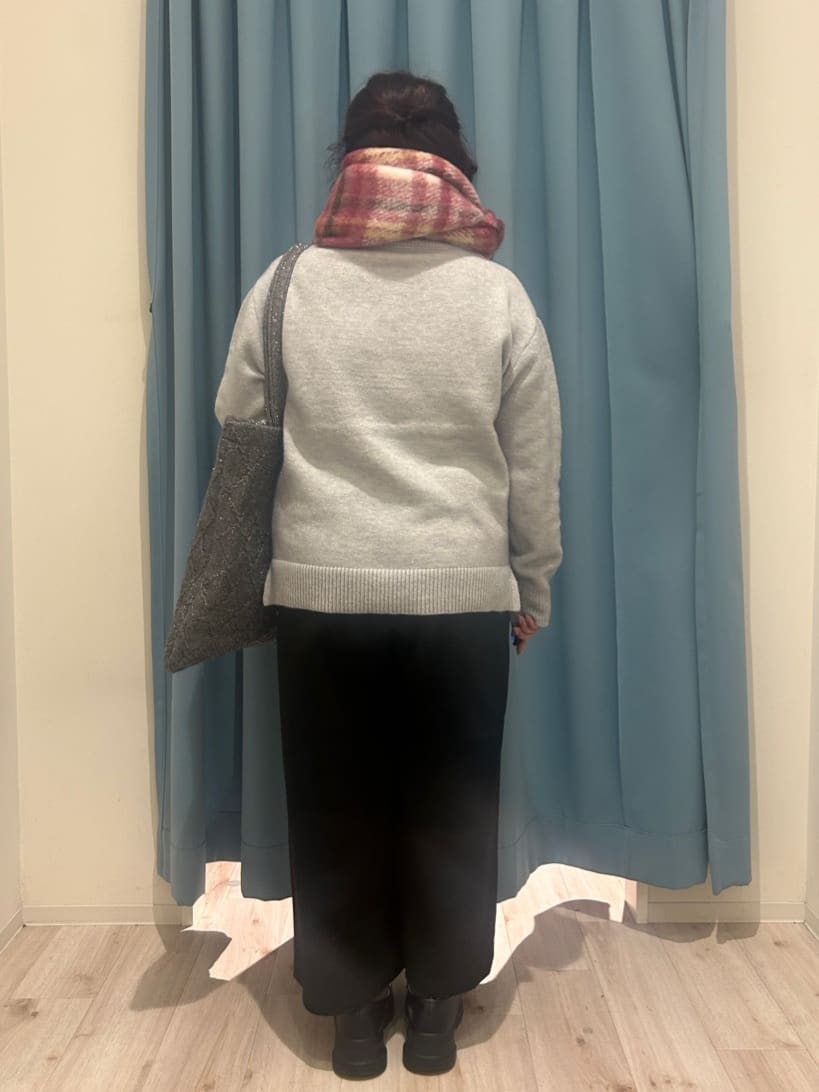 くーさんの「SHOO･LA･RUE｜【着丈選べる/きっと虜になる】あったかもちもち ワイドパンツ」を使ったコーディネート