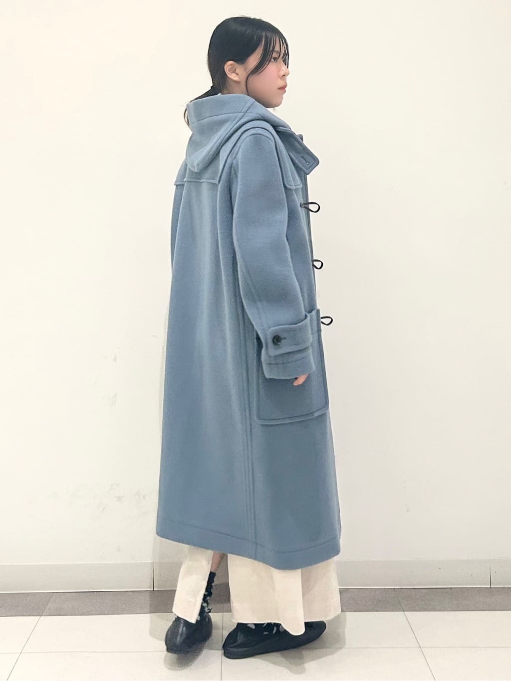 とりみさんの「DRESSTERIOR｜◆ソフトレザーバレエシューズ」を使ったコーディネート