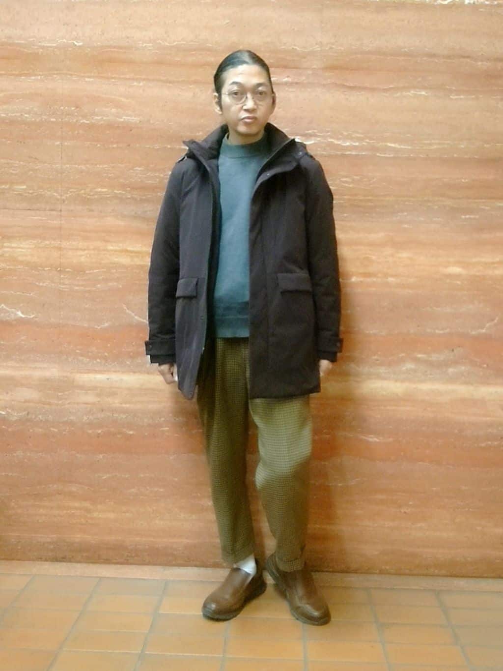 かしげるさんの「TAKEO KIKUCHI｜【None Of Stress】ストレッチ ダウンブルゾン」を使ったコーディネート