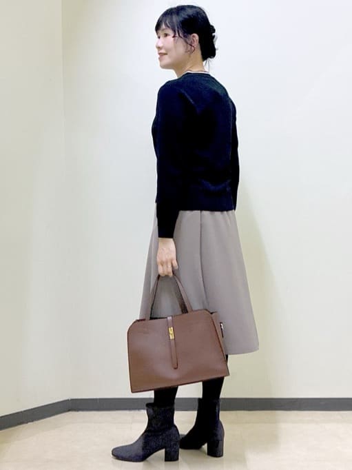  beni_gingerさんの「Reflect｜【美シルエット】ソフトマーメイドスカート」を使ったコーディネート