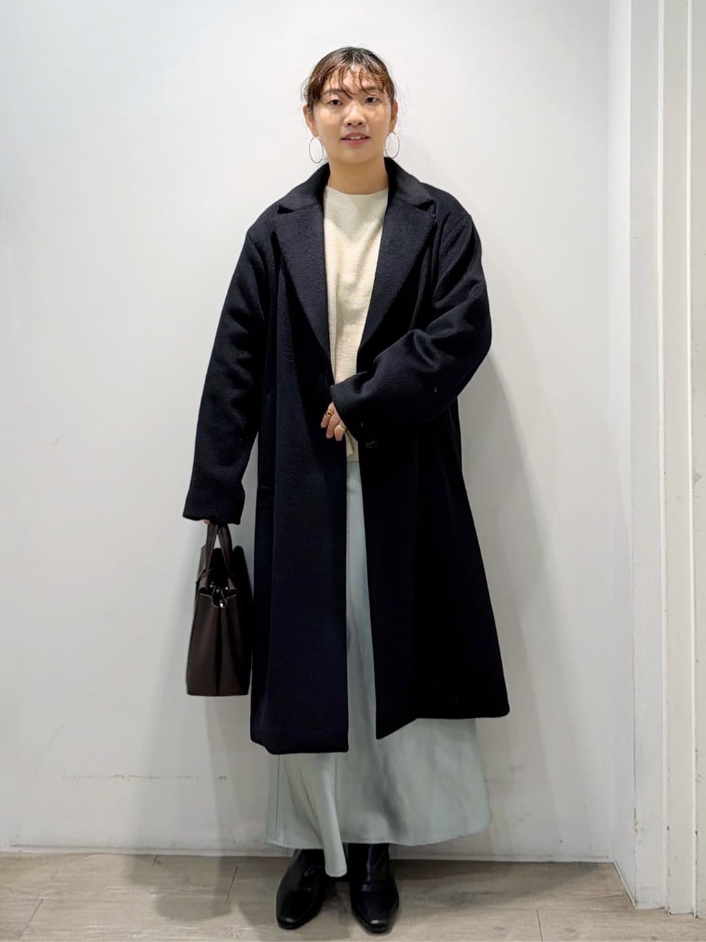 sumicaさんの「OPAQUE.CLIP｜カシミヤブレンドウールチェスターコート」を使ったコーディネート