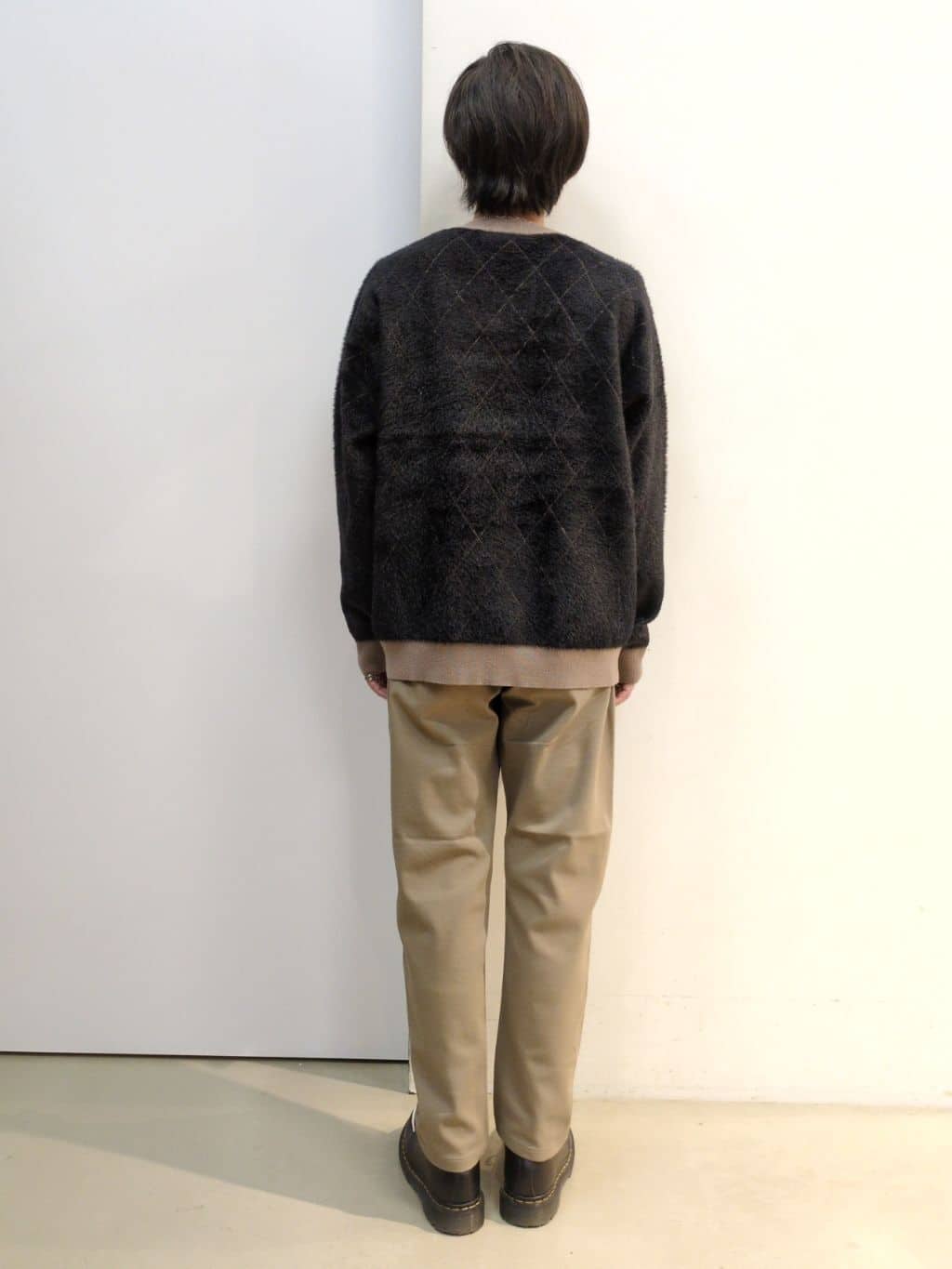 takeさんの「THE SHOP TK｜【ふんわり心地いい肌触り】　ダイヤ柄シャギーニット」を使ったコーディネート