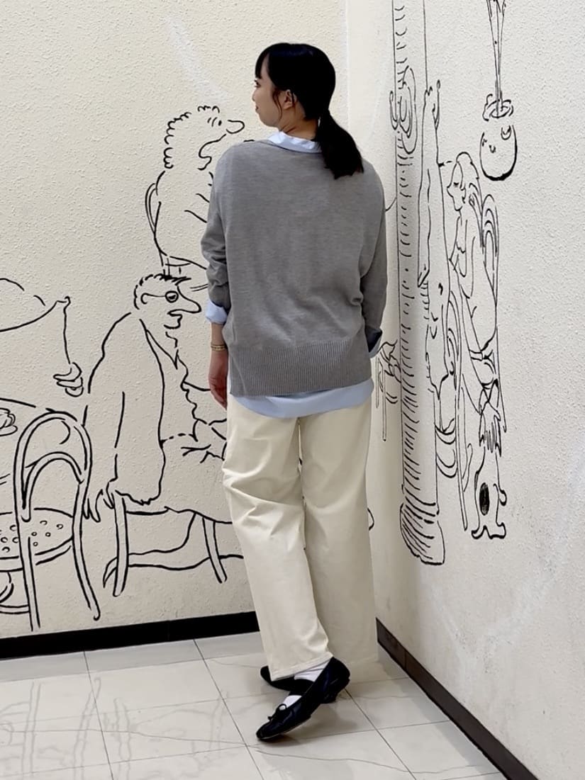 YUKAさんの「UNTITLED｜【8色展開/体型カバー】魅せるタイムレスニット」を使ったコーディネート