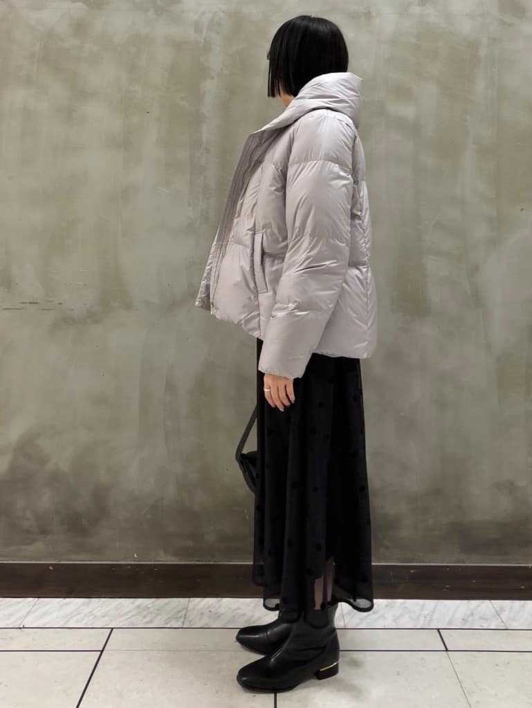 maiさんの「grove｜【名品アウター／800FP・多機能】つつまれダウンショート」を使ったコーディネート