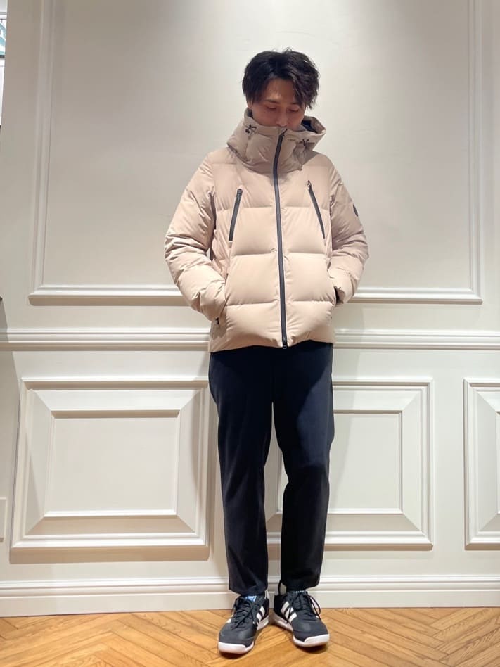 橋本さんの「DRESSTERIOR｜◆【700フィルパワー/高品質ダウン】ホワイトグース ホットメルトダウンMark2」を使ったコーディネート