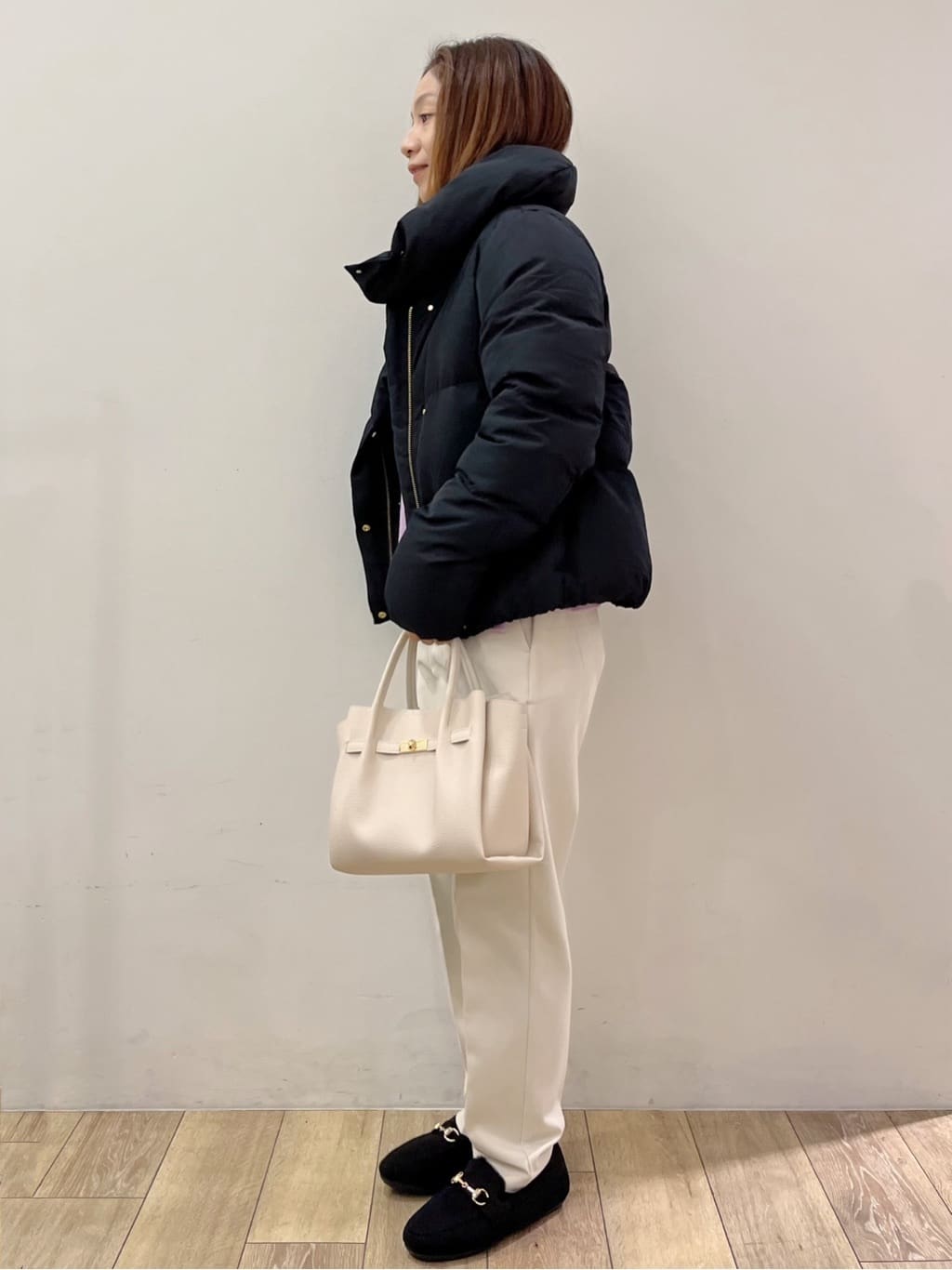 kcさんの「OPAQUE.CLIP｜KAWADAダウンショートコート【撥水／洗濯機OK／静電気防止裏地】《XS～LL》」を使ったコーディネート