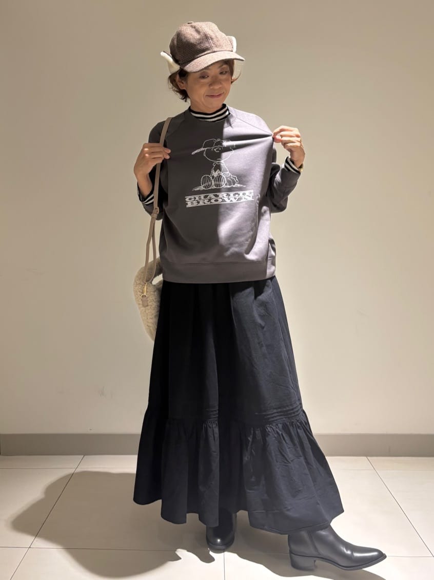 Haruさんの「Dessin｜【洗える】リブタートルネックニット」を使ったコーディネート