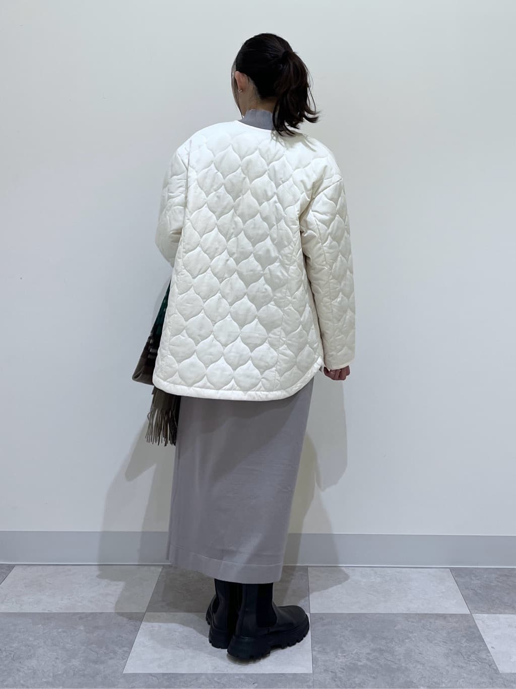 canaさんの「Dessin｜【2点セット・洗える】シャギーベストニットワンピース」を使ったコーディネート