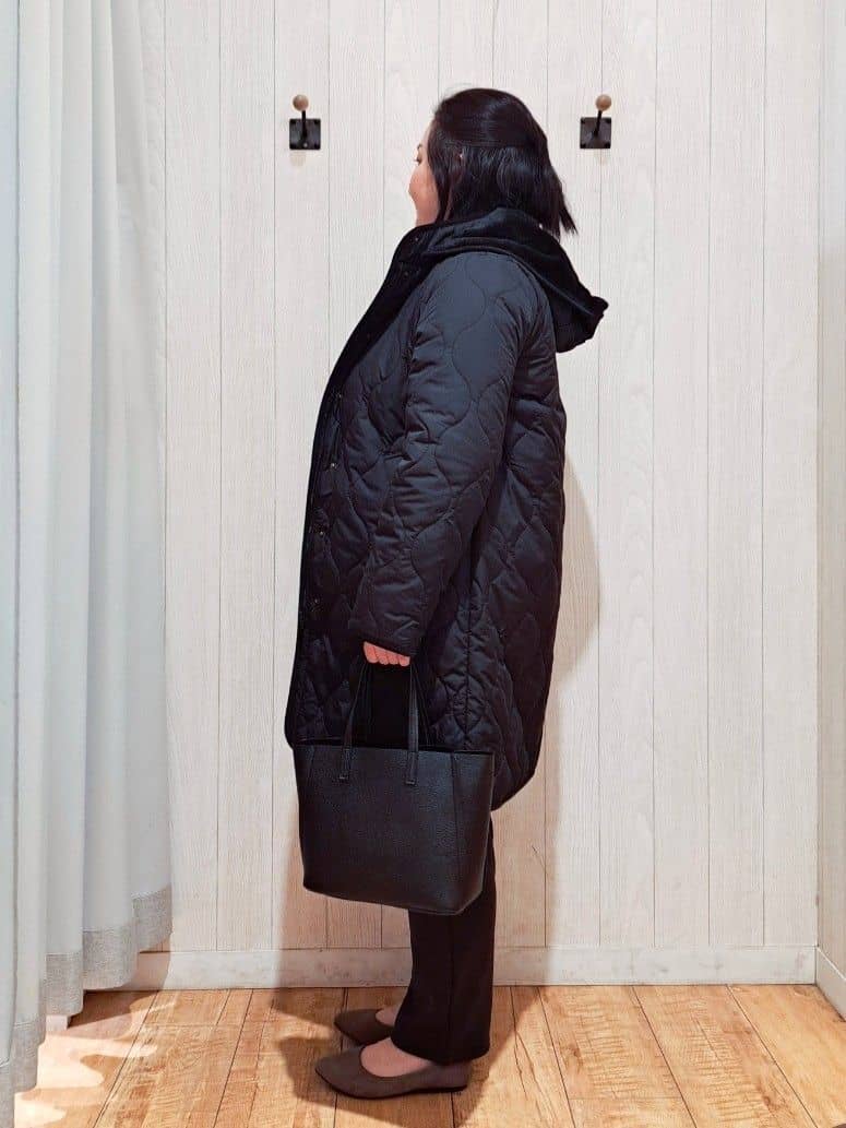 kotomiさんの「SHOO･LA･RUE｜【あったか/洗濯機可】もちもちの肌触りがやみつきに 裏起毛テーパードパンツ」を使ったコーディネート