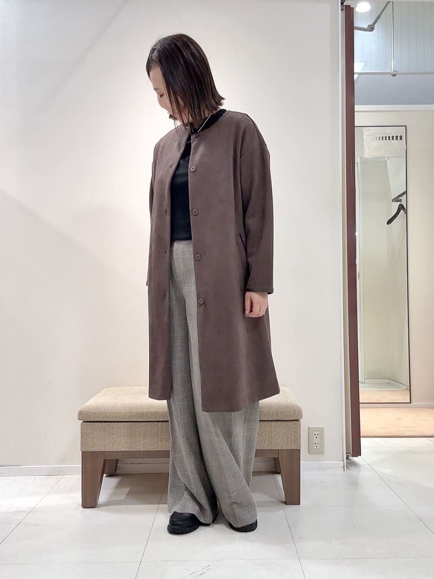 YUIさんの「UNTITLED｜【アンサンブル可/六分袖/洗える】ウールシルクニット」を使ったコーディネート