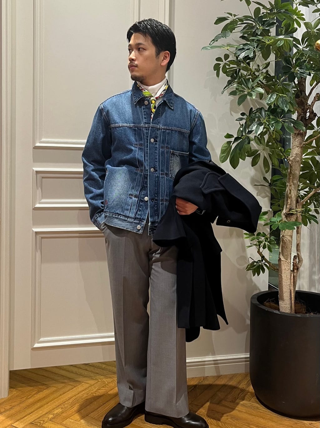 Tokuさんの「DRESSTERIOR｜◆ファーストモデル ユーズドデニムGジャン」を使ったコーディネート