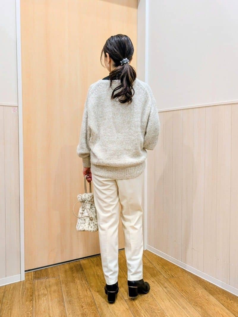 yururiさんの「SHOO･LA･RUE｜【洗濯機可/撥水】フェイクファーフード ロングダウン」を使ったコーディネート