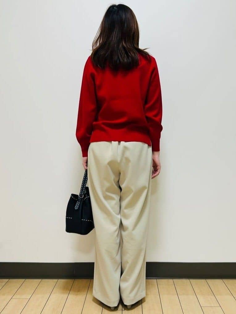 miiiさんの「Reflect｜【選べる6色／長く着られる◎】ボートネックニット」を使ったコーディネート