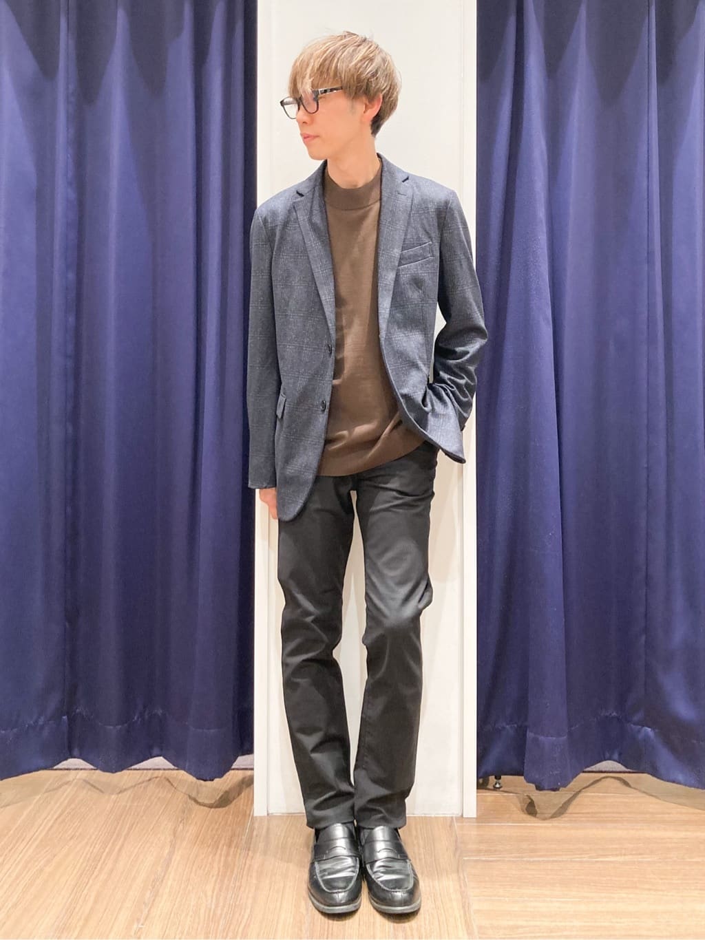 つーじーさんの「THE SHOP TK｜起毛TRジャージジャケット 【洗濯機OK／ストレッチ／セットアップ可】」を使ったコーディネート