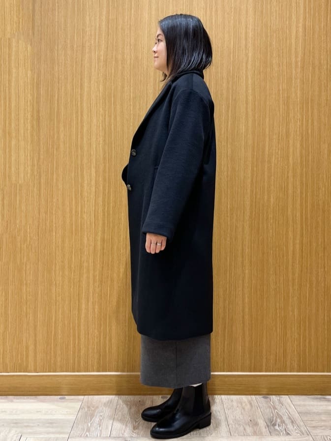 aさんの「OPAQUE.CLIP｜カシミヤブレンドウールチェスターコート」を使ったコーディネート