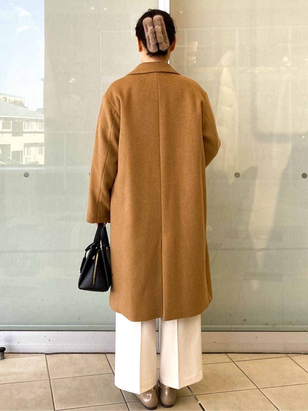 Jeanさんの「OPAQUE.CLIP｜カシミヤブレンドウールチェスターコート」を使ったコーディネート