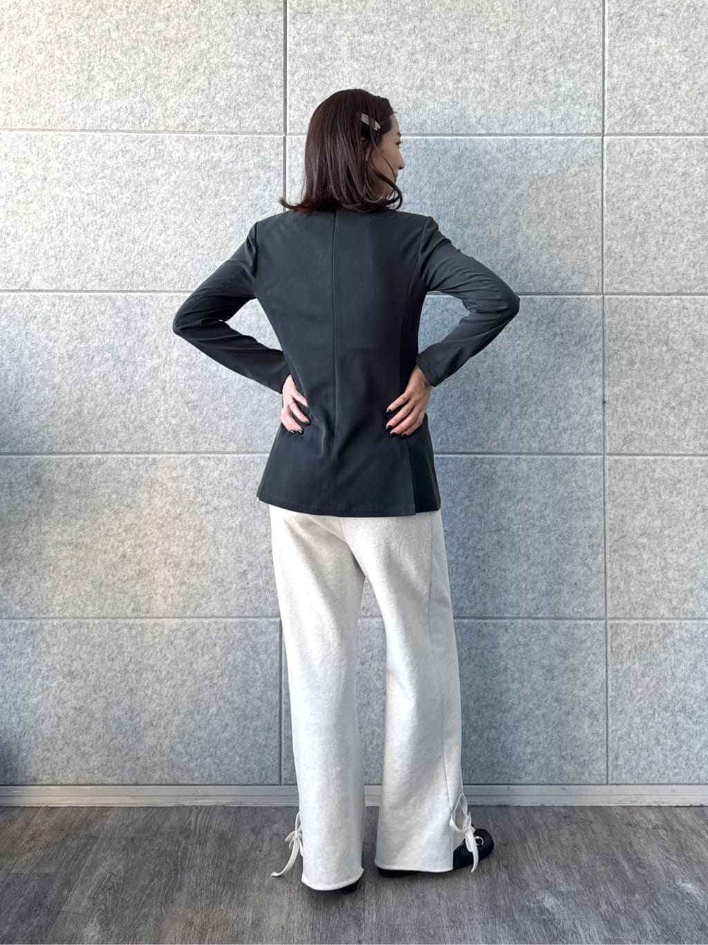 uchi__yamaさんの「CODE A｜power shollder mini dress」を使ったコーディネート