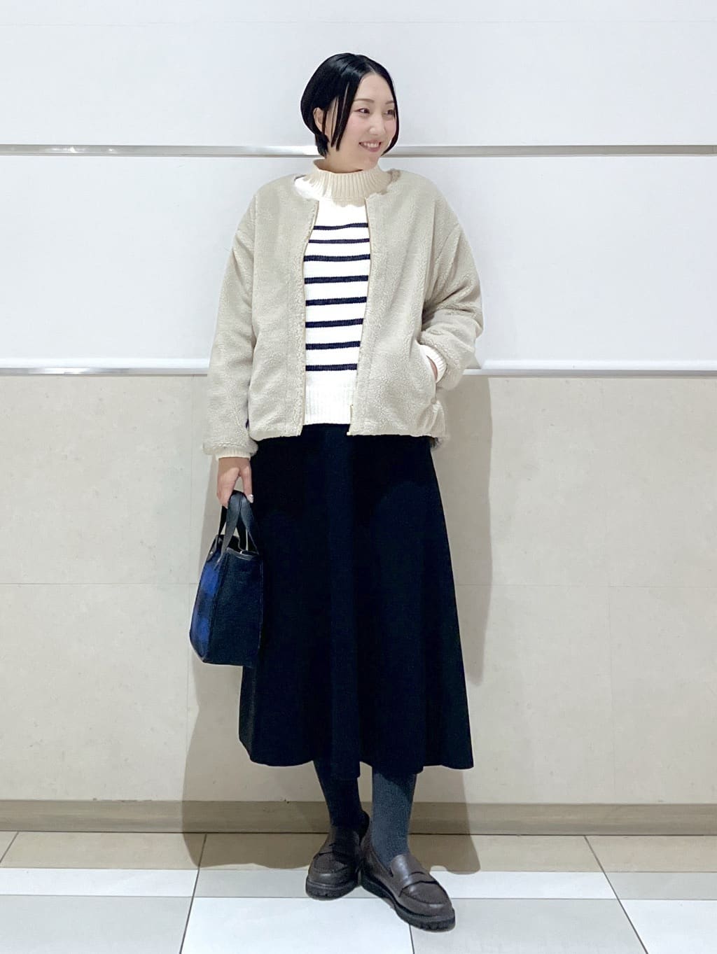 eriko さんの「Dessin｜【2WAY】リバーシブルタフタボアアウター」を使ったコーディネート