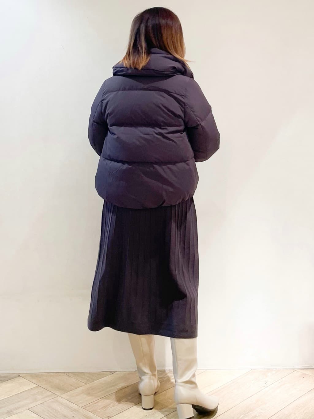 makiさんの「index｜KAWADAダウンショートコート【撥水／洗濯機OK／静電気防止裏地】《XS～LL》」を使ったコーディネート