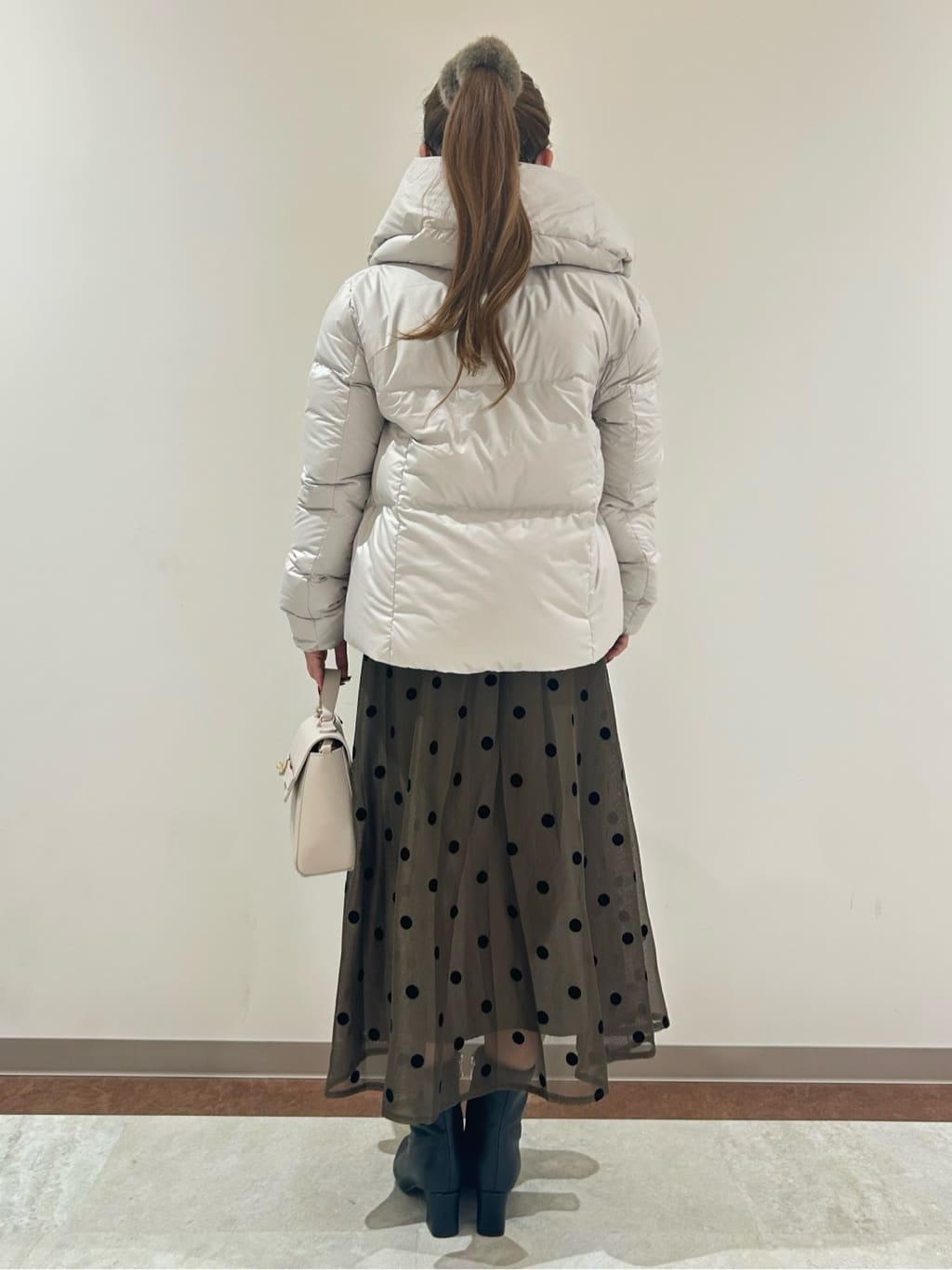 ゆめさんの「grove｜【名品アウター／800FP・多機能】つつまれダウンショート」を使ったコーディネート