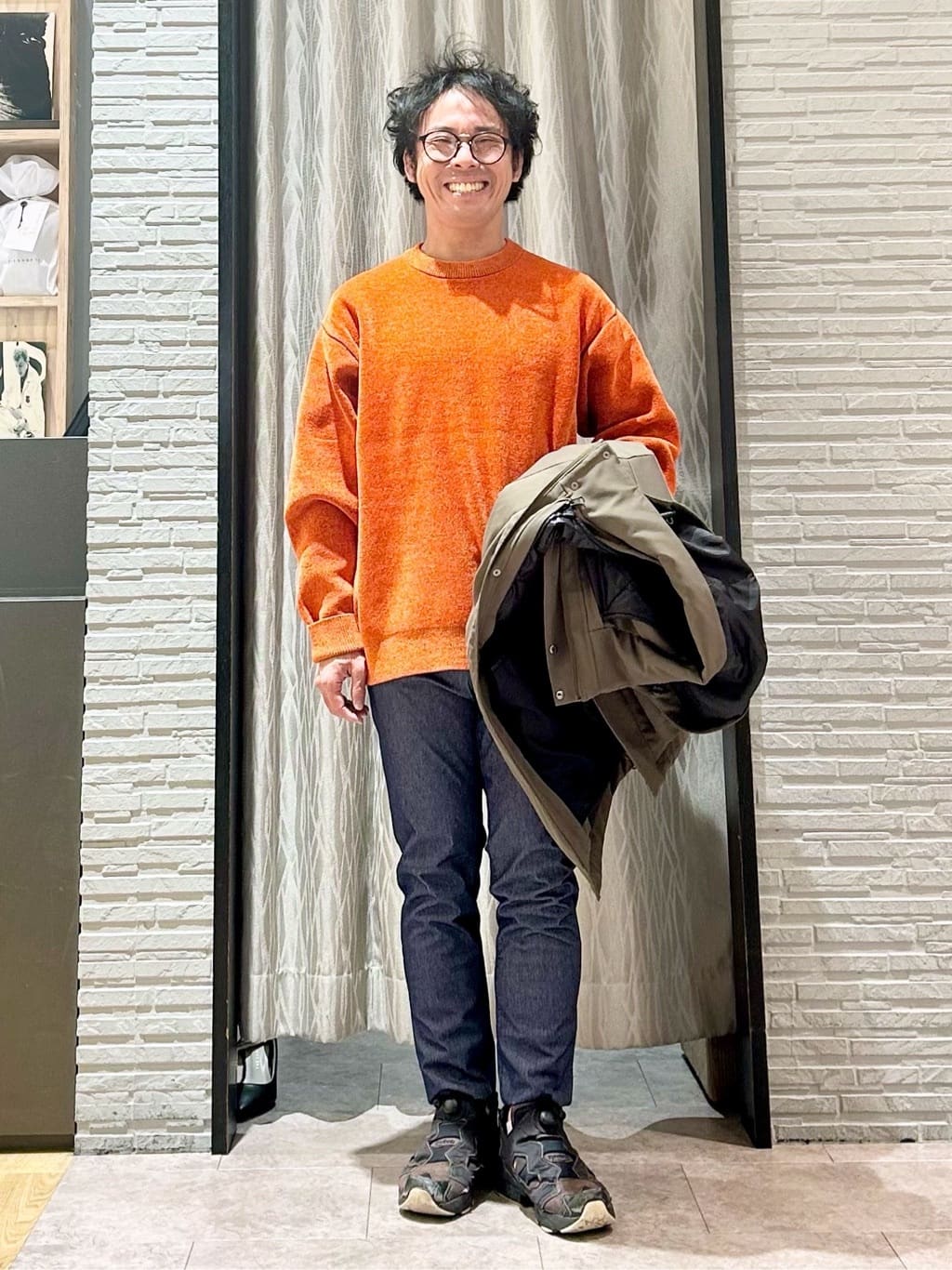 KENJI Iさんの「THE SHOP TK｜【3WAY】中綿ライナー付き カルゼコート　洗濯機OK/ON・OFF対応」を使ったコーディネート