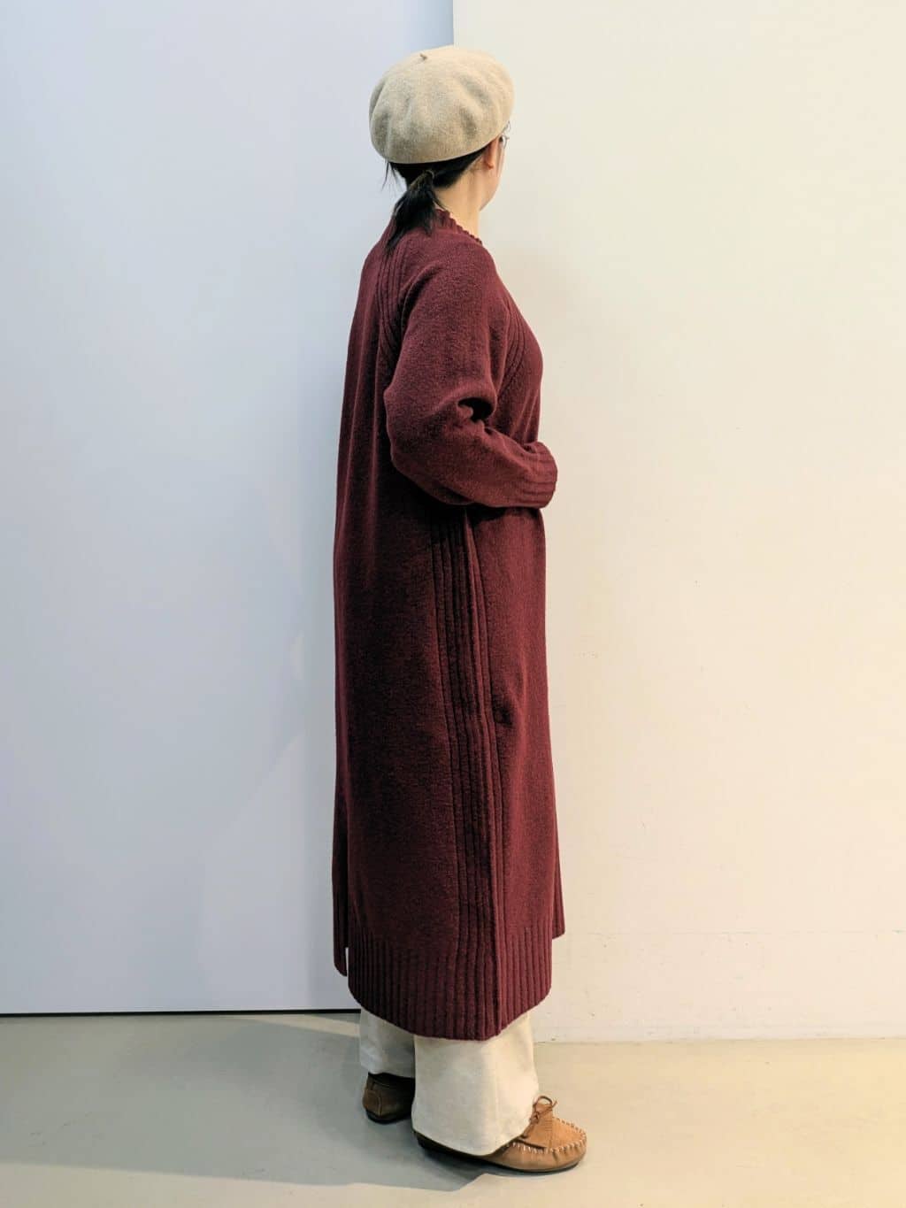 kotoさんの「THE SHOP TK｜ウール混杢調ハイネックワンピース」を使ったコーディネート