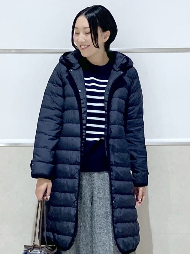 eriko さんの「Dessin｜【撥水・2WAY】ミュラーダウンコートロング丈」を使ったコーディネート