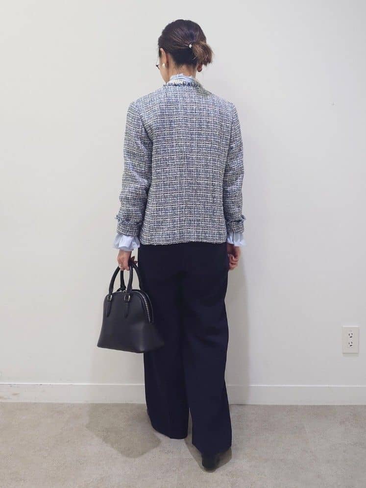 MUTSUKOさんの「UNTITLED｜【仕事着/スーツ】ファンシーツイード ジャケット」を使ったコーディネート