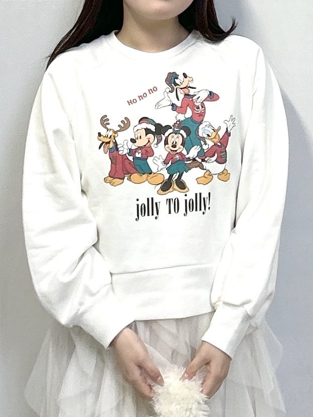 sayaさんの「OPAQUE.CLIP｜《Mickey Mouse》プリントアソートスウェット【洗濯機OK】」を使ったコーディネート