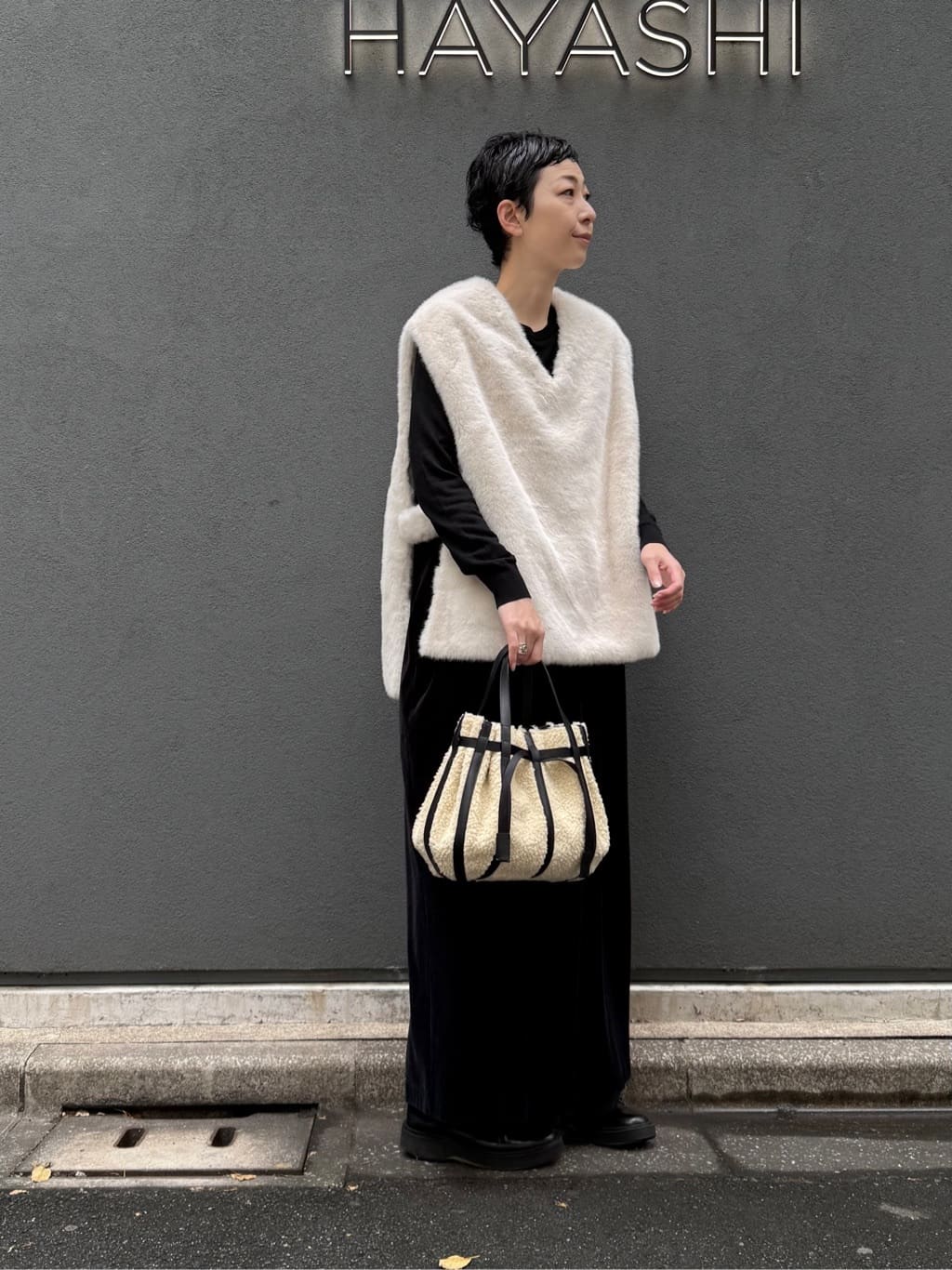 Kさんの「HIROKO HAYASHI｜PANIER COCCOLINA（パニエ コッコリーナ）ハンドバッグ」を使ったコーディネート