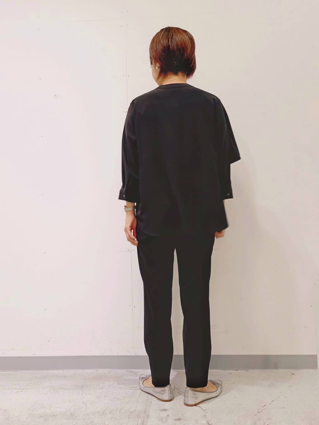 Kさんの「INDIVI｜【エアリー素材】ブークレケープポンチョ」を使ったコーディネート