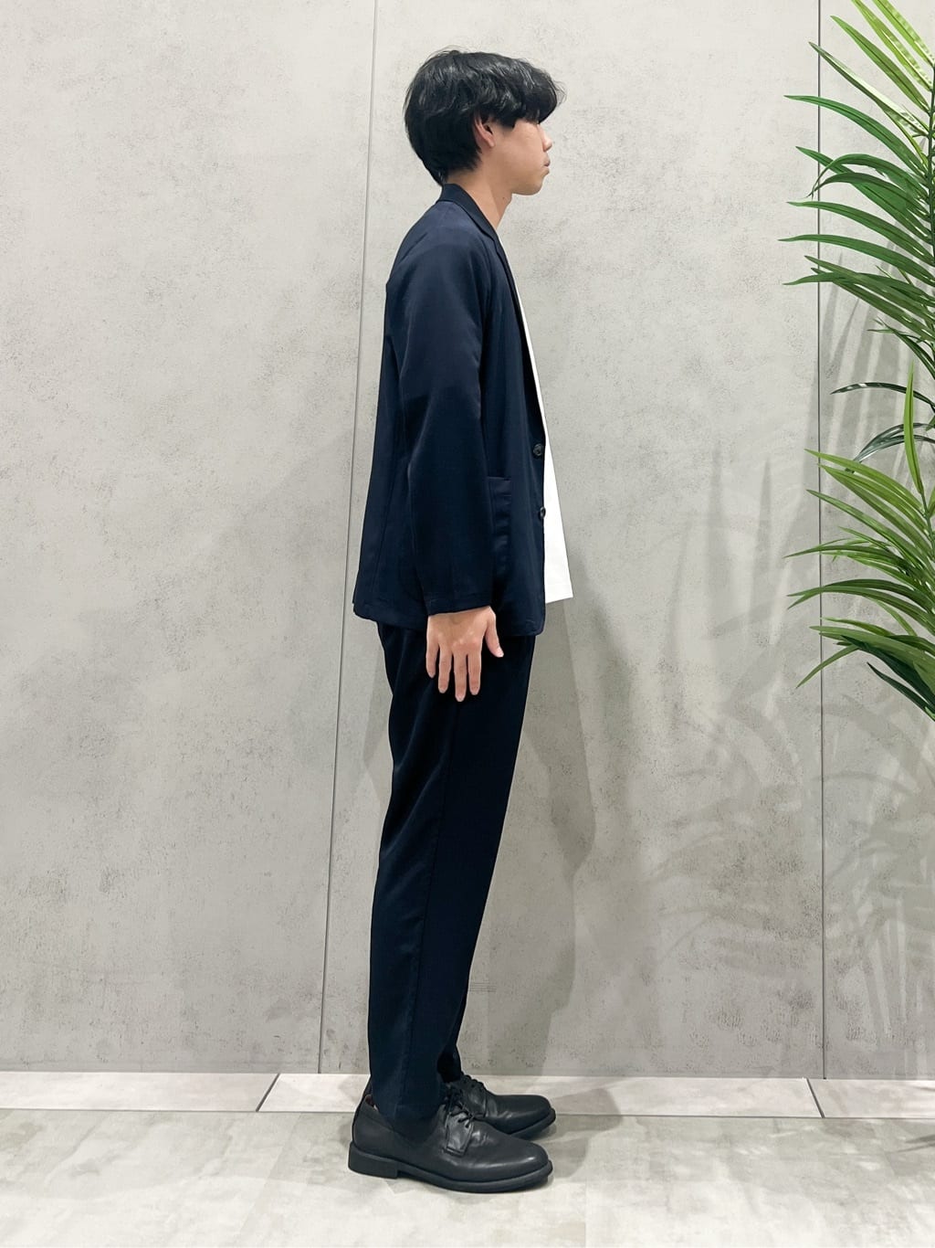 SHI-MAさんの「THE SHOP TK｜スムースファイバーリラックスジャケット 【セットアップ可／UVカット／イージーケア／洗濯機OK】」を使ったコーディネート