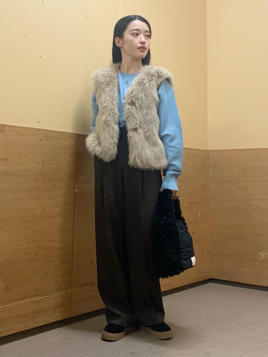 sahoさんの「THE SHOP TK｜【S-XLサイズ/選べる7色】どこから見ても美しい ガーターニット/毛玉になりにくい/洗濯機OK」を使ったコーディネート